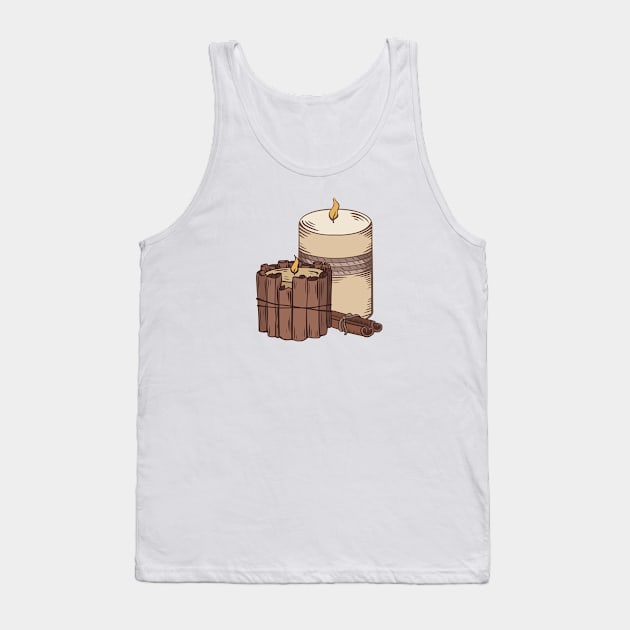 Candles Tank Top by Veleri